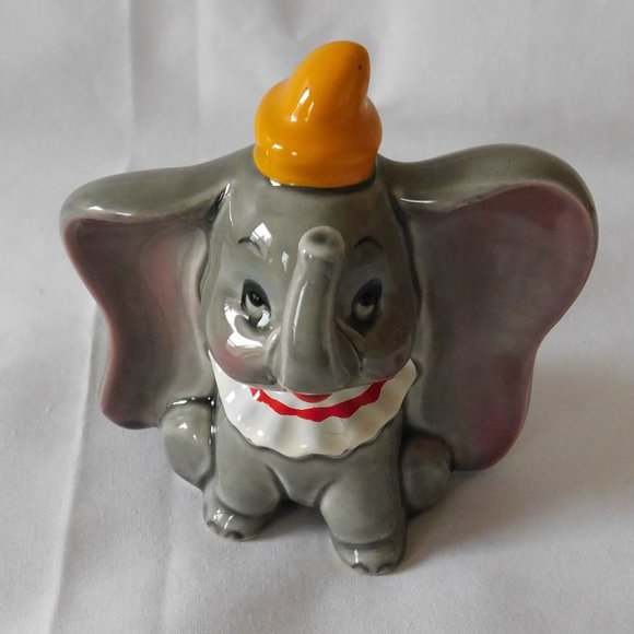 Vintage Ceramic Figurine Walt Disney Productions Dumbo Elephant MIJ Japan - Picture 2 of 7